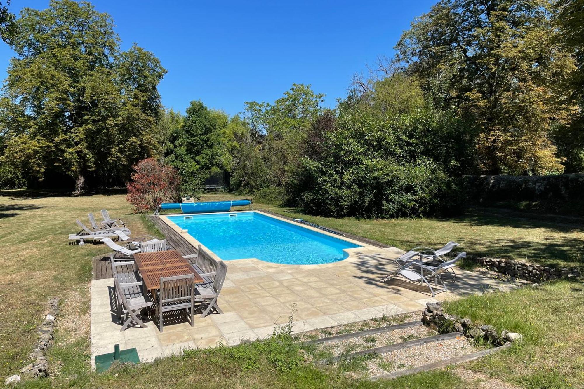 Beautiful 6 Bedroom House With Pool & Large Garden Le Pêchereau Exterior foto
